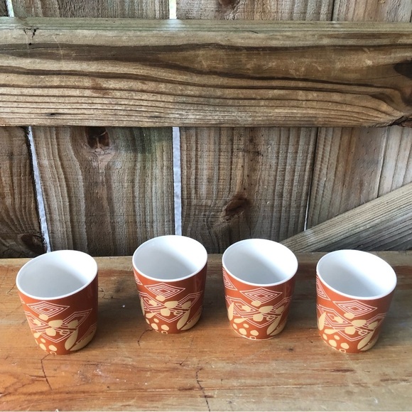 Set of 4 Starbucks 2013 3oz Espresso Demitasse Cups Mini Mugs - Picture 4 of 7